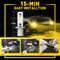 Yellow LED Fog Light Conversion Kit Headlight Bulbs Lamp Waterproof Long Lifespan No Error 2
