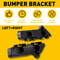 Front Bumper Support Brackets Left Right Side CorrosionResistant Durable For Car Repair 4