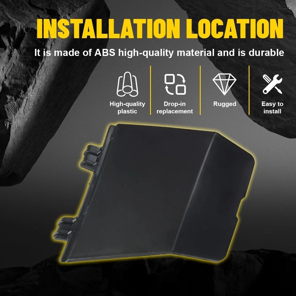 Front Bumper Tow Hook Eye Cover Cap Durable Construction Easy Installation Premium Replacement Brac