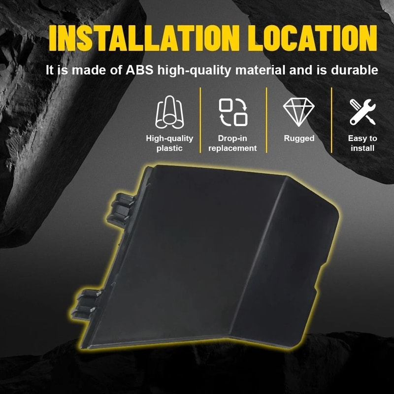 Front Bumper Tow Hook Eye Cover Cap Durable Construction Easy Installation Premium Replacement Brac