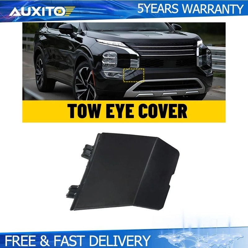 Front Bumper Tow Hook Eye Cover Cap Durable Construction Easy Installation Premium Replacement Brac