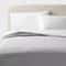 Soft FullQueen Jersey Quilt Heather Gray Cozy Polyester Fill Machine Washable Threshold 0