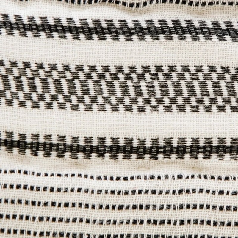 FullQueen Textured Stripe Quilt In Railroad Gray Hearth Hand With Magnolia Cozy Cotton Bedding 1