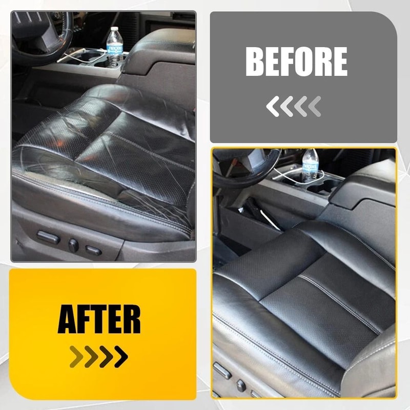 Perforated Leather Seat Cover Expedition Driver Bottom Black Comfortable Durable Car Seat Protecto 4