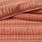 Channel Quilted Threshold Velvet Quilt TerracottaBronze FullQueen For A Luxurious Bed 2