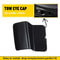Car Front Bumper Tow Hook Cover Black Towing Eye Cap Durable ABS Tow Cap For Perfect Fit And Aesthe 1