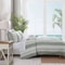 Tommy Bahama La Prisma Striped Texture Quilt Bedding Set FullQueen Green Prewashed Cotton Polyester 1