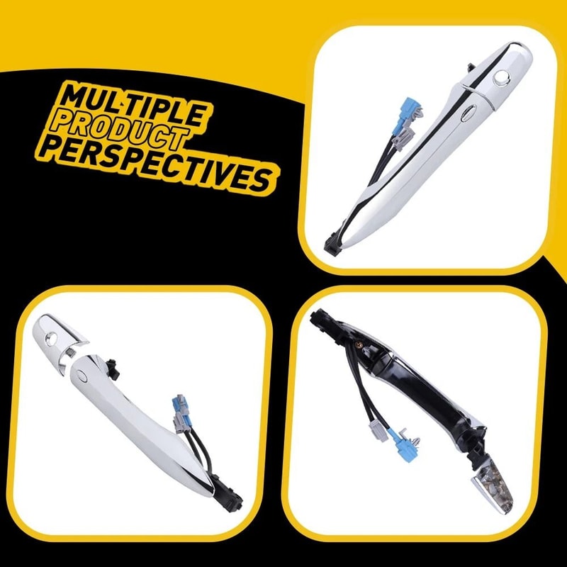 Chrome Front Driver Side Exterior Door Handle Durable Quality Assurance Replacement For Vehicle 5