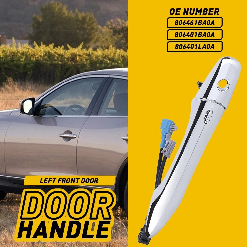 Chrome Front Driver Side Exterior Door Handle Durable Quality Assurance Replacement For Vehicle 7