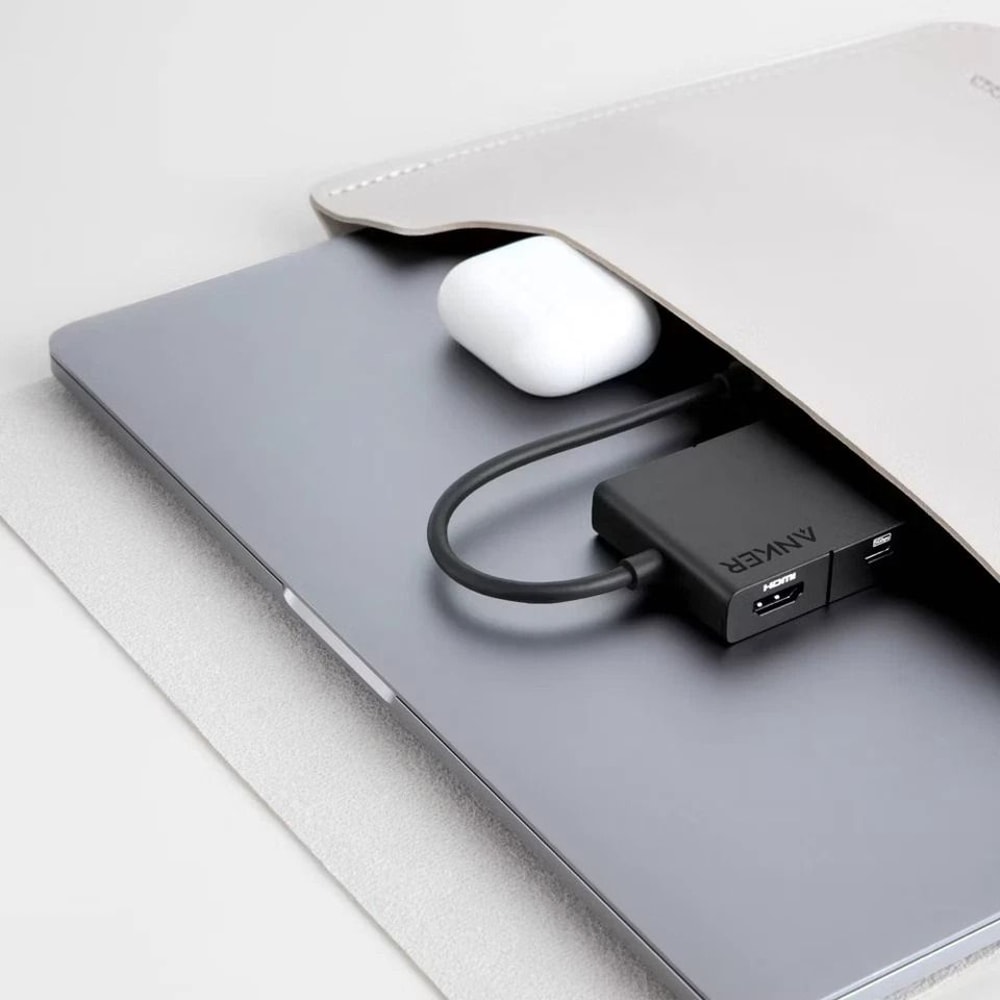 USBC Hub Portable HDMI Dock With USBA Ports And PDIN Charging 0