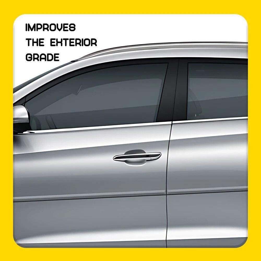 Chrome Exterior Door Handle Set For Left And Right Side Durable ScratchResistant Easy Adhesive Inst 8