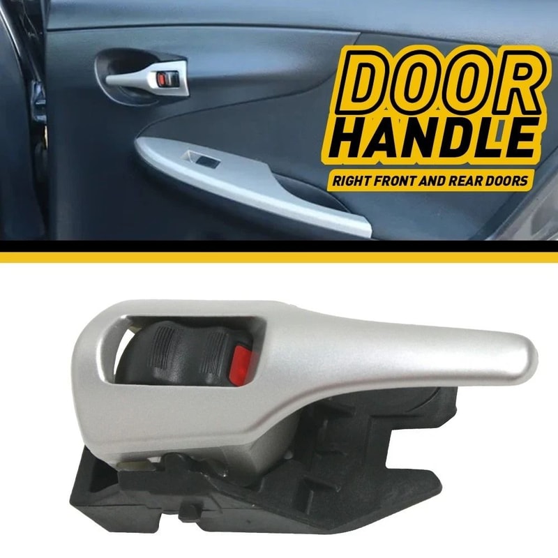 Front Rear LH RH Door Handle HighQuality Plastic Interior Inside Strict Quality Control Durable Fit 9