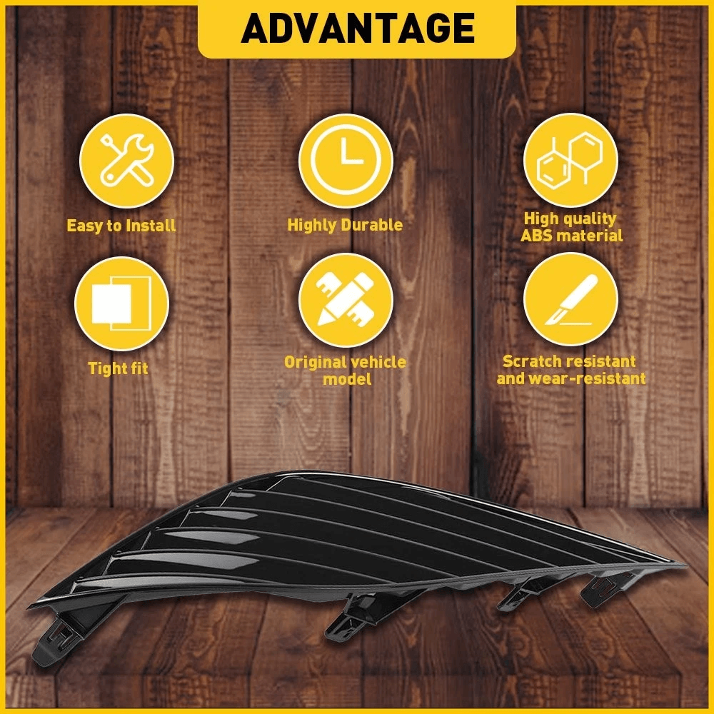 Passenger Side Front Bumper Fog Light Cover Right Durable And Protective Easy Installation Perfect 1