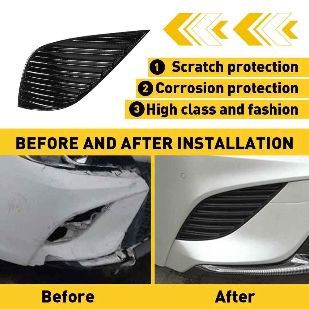 Passenger Side Front Bumper Fog Light Cover Right Durable And Protective Easy Installation Perfect 2