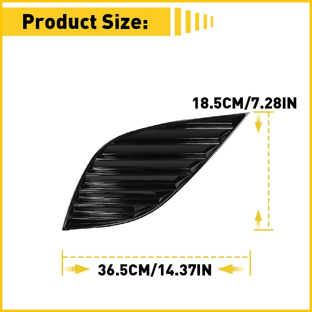 Passenger Side Front Bumper Fog Light Cover Right Durable And Protective Easy Installation Perfect 6