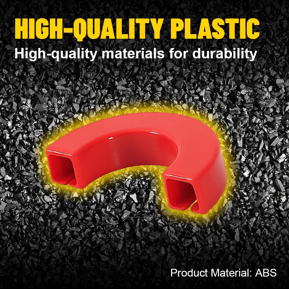 RED Front Bumper Tow Hook Trailer Cover Durable Trim Easy Installation High Durability 5