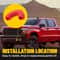 RED Front Bumper Tow Hook Trailer Cover Durable Trim Easy Installation High Durability 6