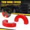 RED Front Bumper Tow Hook Trailer Cover Durable Trim Easy Installation High Durability 7