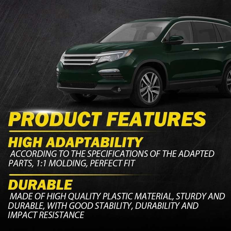 Chrome Front Driver Door Handle Key Bezel Cover Durable Car Keyhole Bezel Simple Install HighQualit 6