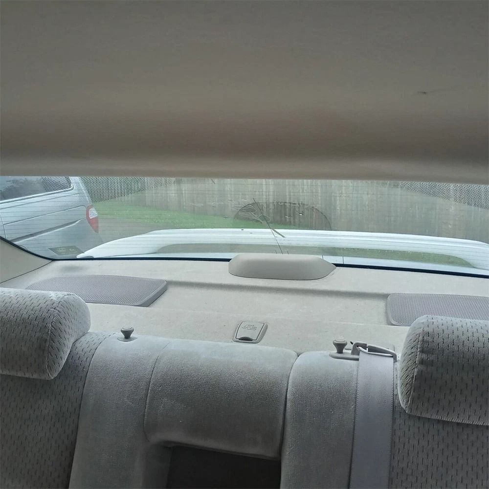 Tan Rear Speaker Grille Covers Set Superior ABS Plastic Stable Performance Simple Installation For 0