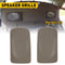 Tan Rear Speaker Grille Covers Set Superior ABS Plastic Stable Performance Simple Installation For 12