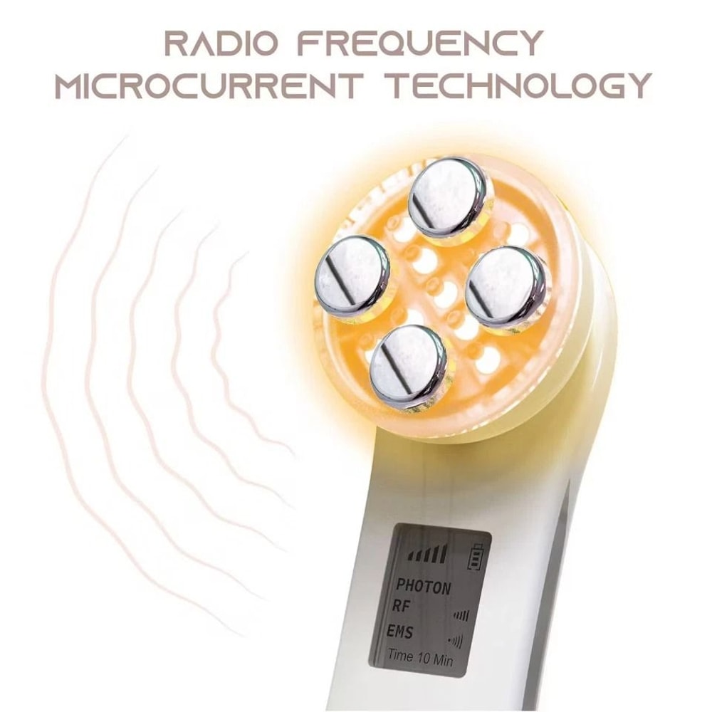 Light Face Corrector Radio Frequency Skin Therapy Device Red Light Blue Light Green Light For Skin 5