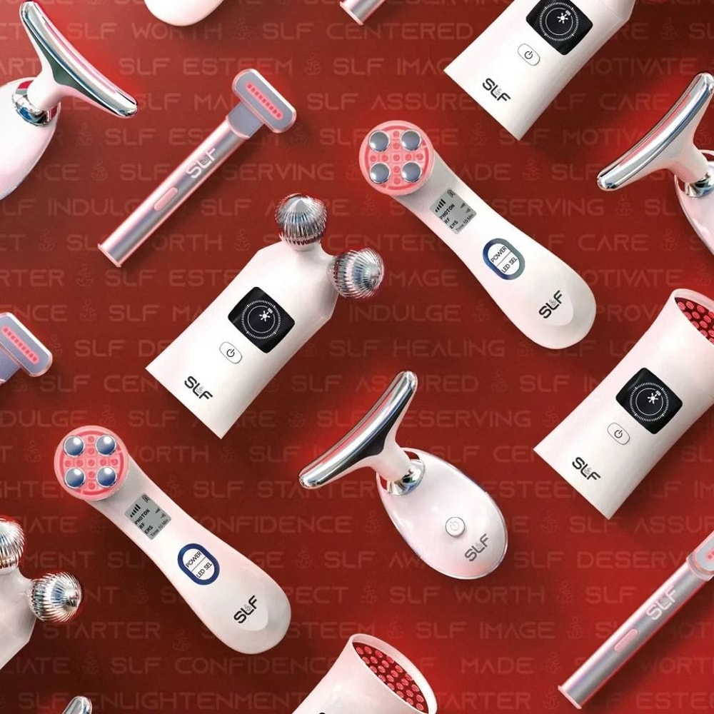 Light Face Corrector Radio Frequency Skin Therapy Device Red Light Blue Light Green Light For Skin 8