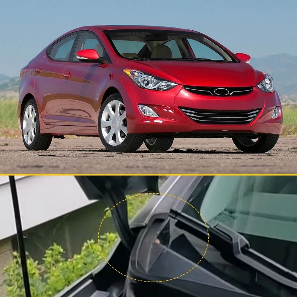 Durable Front Side Windshield Wiper Cowl Extension Cover Trim HighQuality ABS Easy Replacement For 3