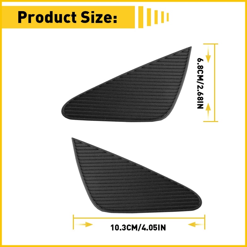 Front Fog Light Cover Cap Trim Protect Fog Lamps Durable And Easy Installation Left And Right Side 1