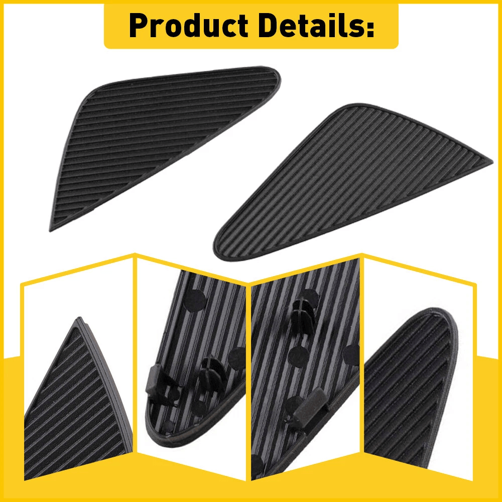 Front Fog Light Cover Cap Trim Protect Fog Lamps Durable And Easy Installation Left And Right Side 2