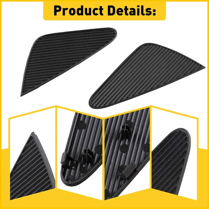 Front Fog Light Cover Cap Trim Protect Fog Lamps Durable And Easy Installation Left And Right Side 2