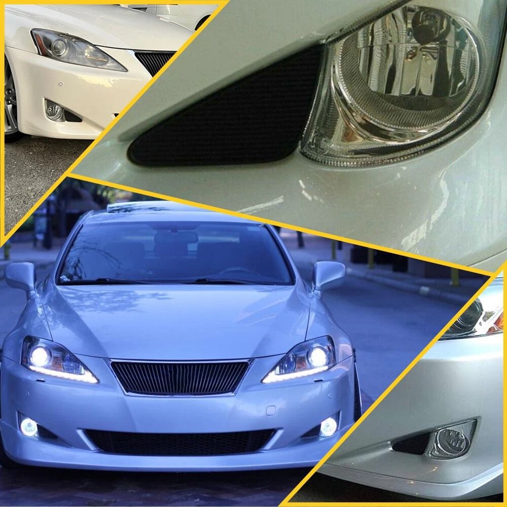 Front Fog Light Cover Cap Trim Protect Fog Lamps Durable And Easy Installation Left And Right Side 0