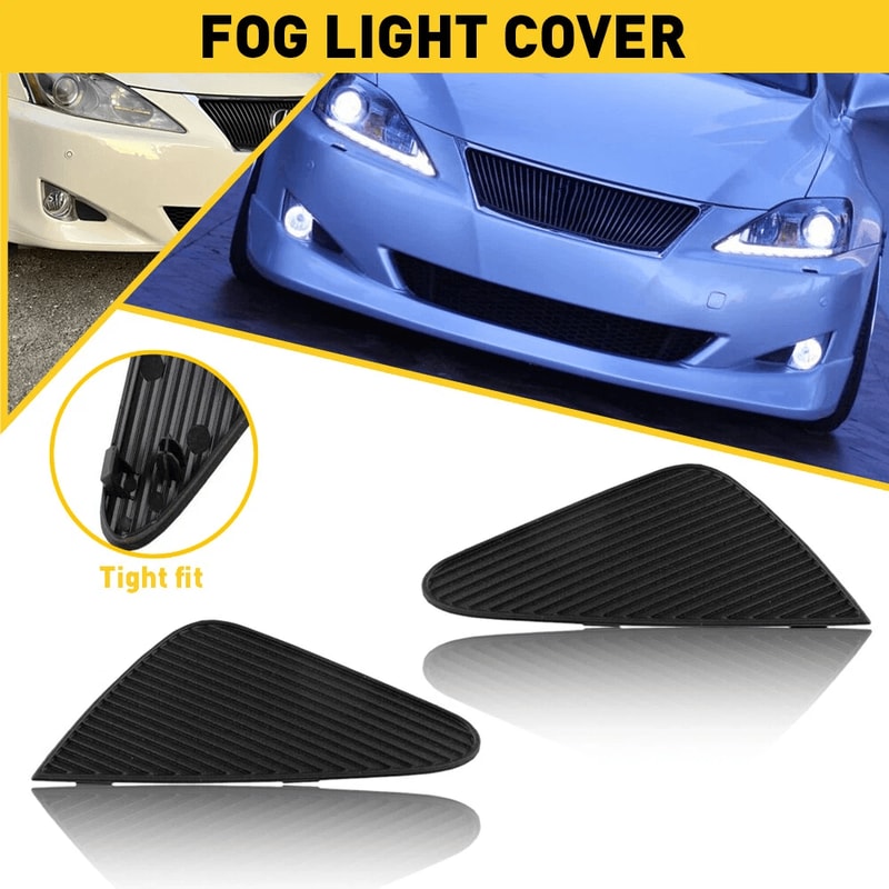 Front Fog Light Cover Cap Trim Protect Fog Lamps Durable And Easy Installation Left And Right Side 7