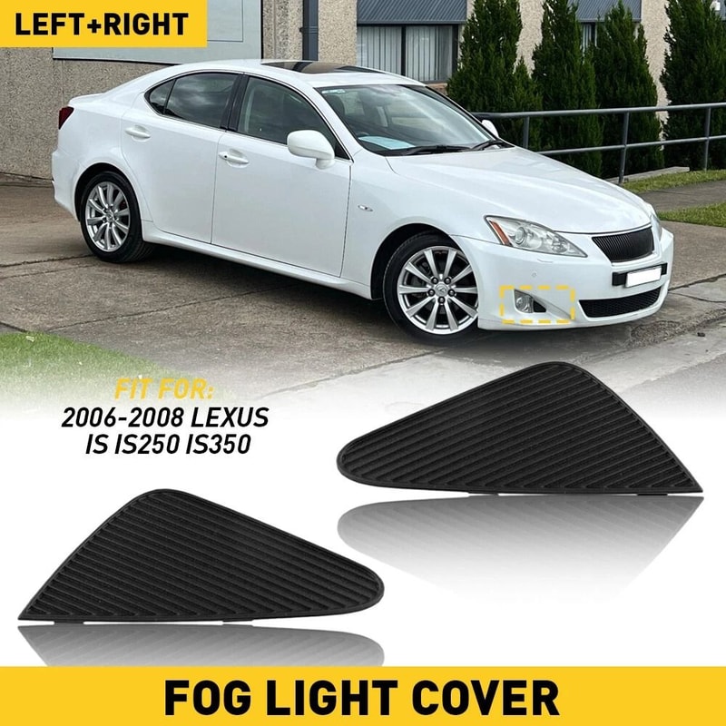 Front Fog Light Cover Cap Trim Protect Fog Lamps Durable And Easy Installation Left And Right Side 8
