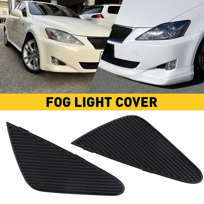 Front Fog Light Cover Cap Trim Protect Fog Lamps Durable And Easy Installation Left And Right Side 9