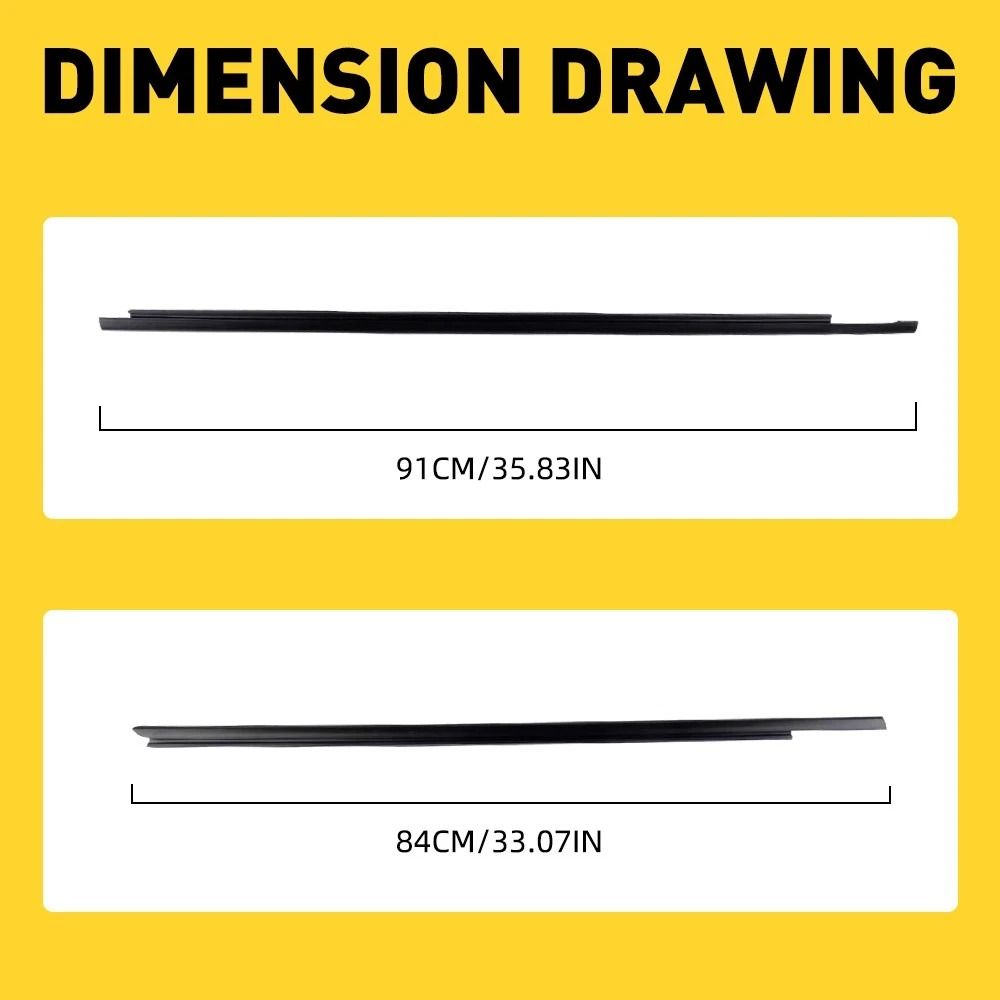 Moulding Trim Belt Weatherstrip Window Rubber Seal Waterproof Noise Reduction Durable HighQuality A 3