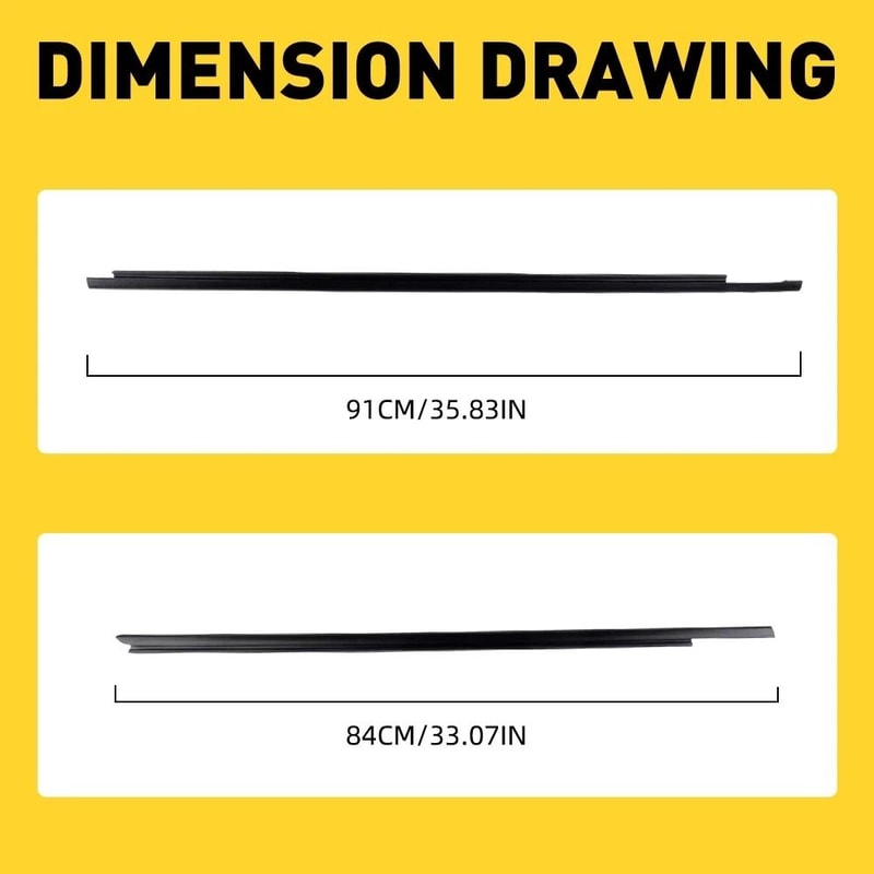 Moulding Trim Belt Weatherstrip Window Rubber Seal Waterproof Noise Reduction Durable HighQuality A 3