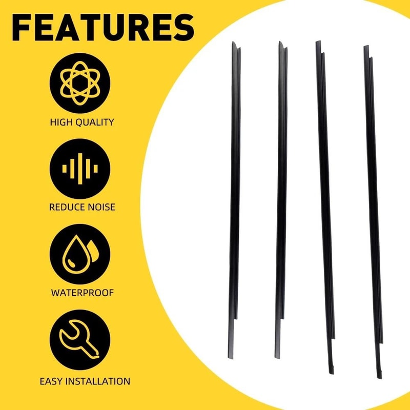 Moulding Trim Belt Weatherstrip Window Rubber Seal Waterproof Noise Reduction Durable HighQuality A 5