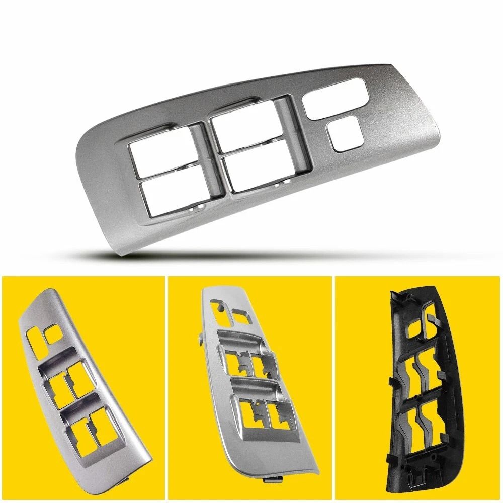 Car Driver Master Power Window Switch Bezel Scratch Protection Durable ABS Easy Installation High F 3
