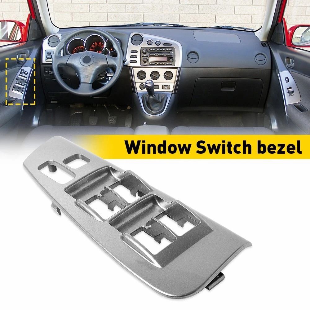 Car Driver Master Power Window Switch Bezel Scratch Protection Durable ABS Easy Installation High F 6