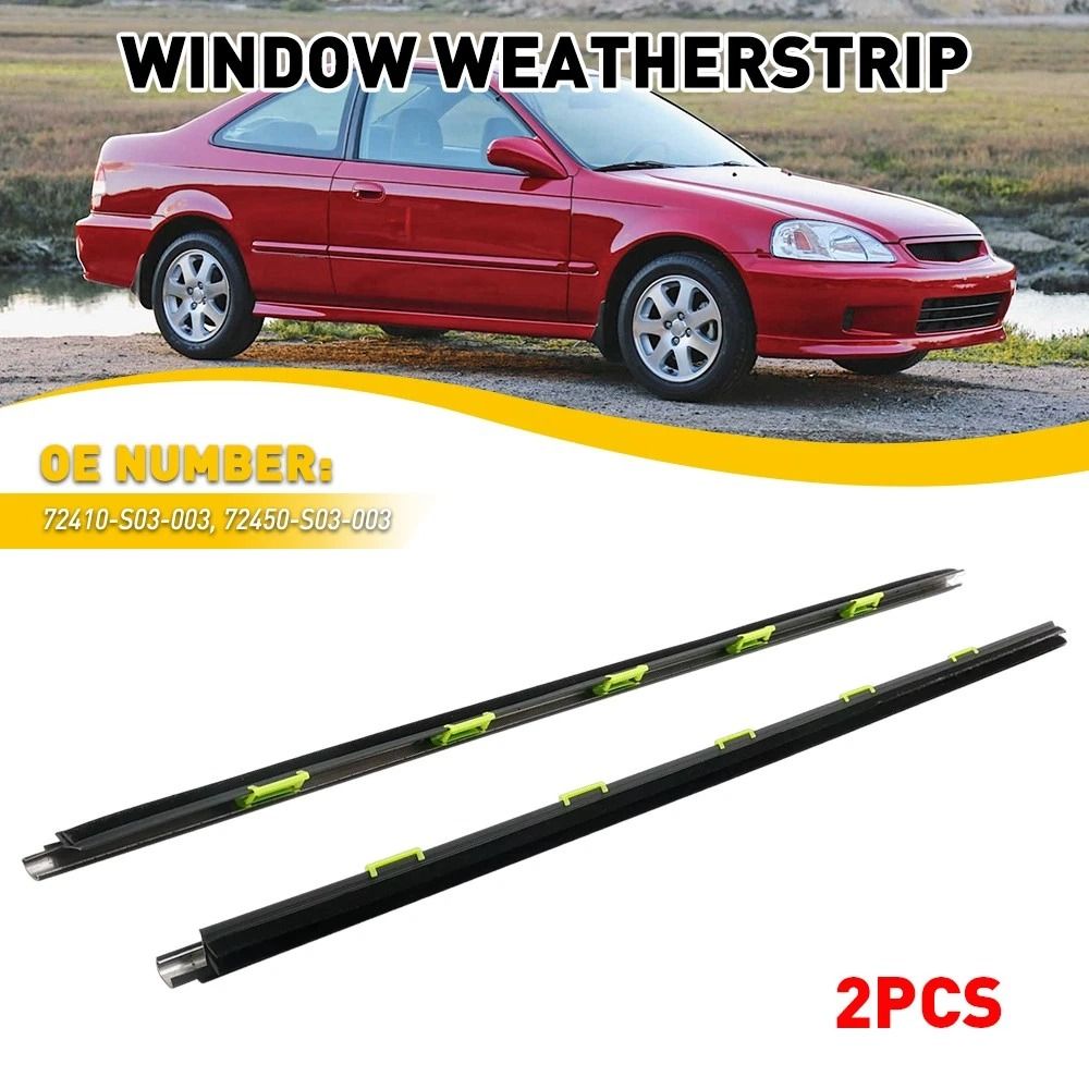 HighQuality Door Window Weather Molding Set Right And Left Waterproof Dustproof Easy Installation 1