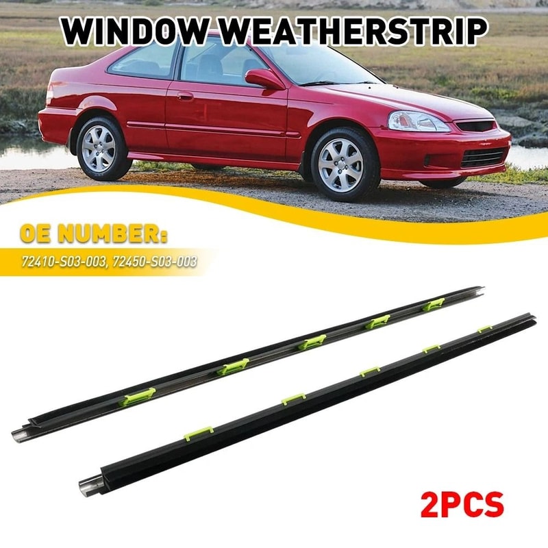 HighQuality Door Window Weather Molding Set Right And Left Waterproof Dustproof Easy Installation 1