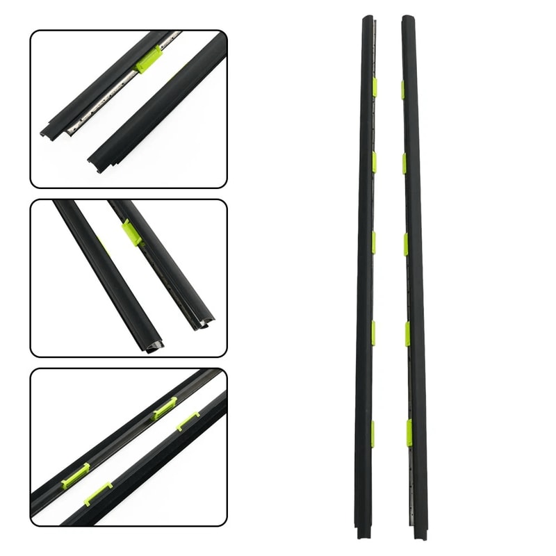 HighQuality Door Window Weather Molding Set Right And Left Waterproof Dustproof Easy Installation 2