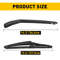 Quality Rear Wiper Arm Blade High Strength Spring Perfect Fit LongLasting Smooth Operation For Saf 2