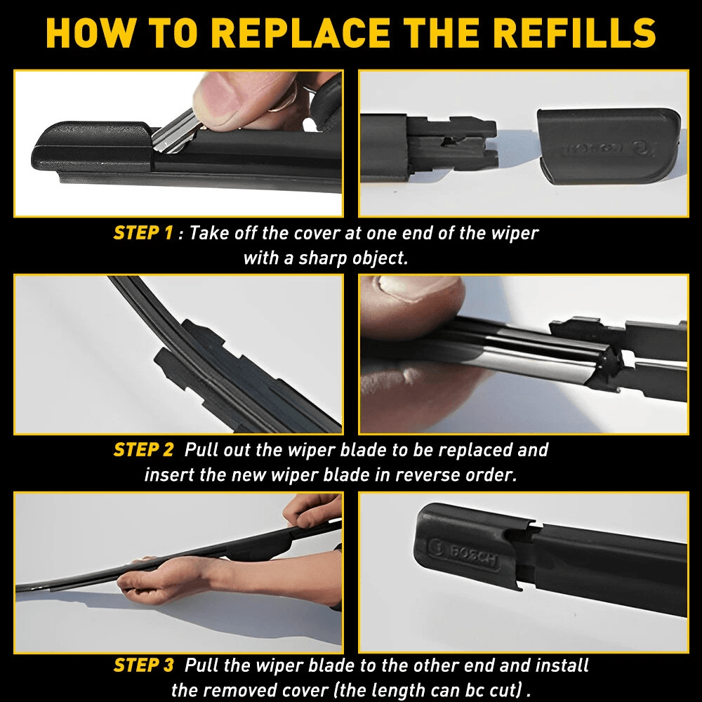 Quality Rear Wiper Arm Blade High Strength Spring Perfect Fit LongLasting Smooth Operation For Saf 9