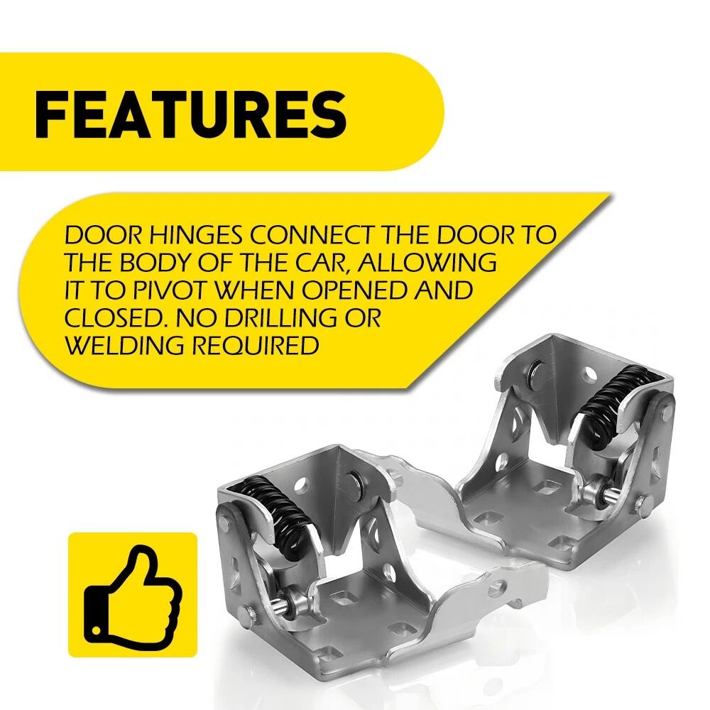 Front Left Right Lower Door Hinge Premium Auto Door Hinge For Quick Installation Fits Multiple Veh 3