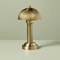 Brass Fluted Metal Library Table Lamp Rechargeable LED Bulb Touch Dimmer Elegant Design 0