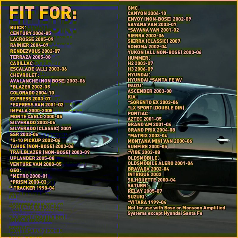 Radio Wiring Harness Plug For Car Stereo Factory Simple Installation Durable ABS Material Perfect M 2