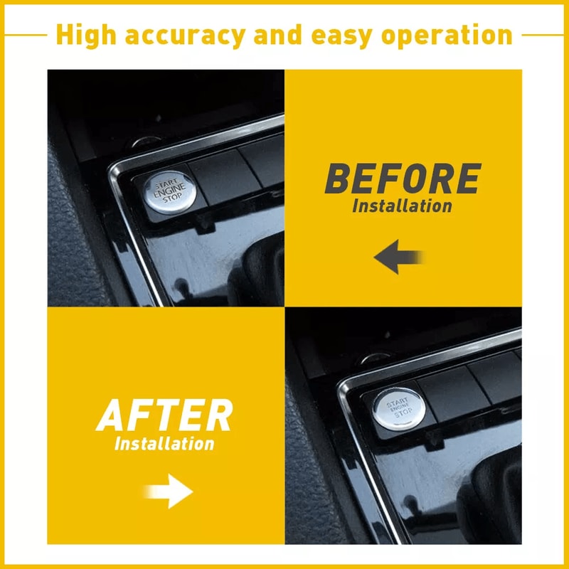 Durable New Car Engine Start Stop Push Switch Button Stable Performance Direct Fit 2