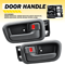 Durable Gray Interior Door Handle Bezel Front Left Right Easy Installation HighQuality Replacement